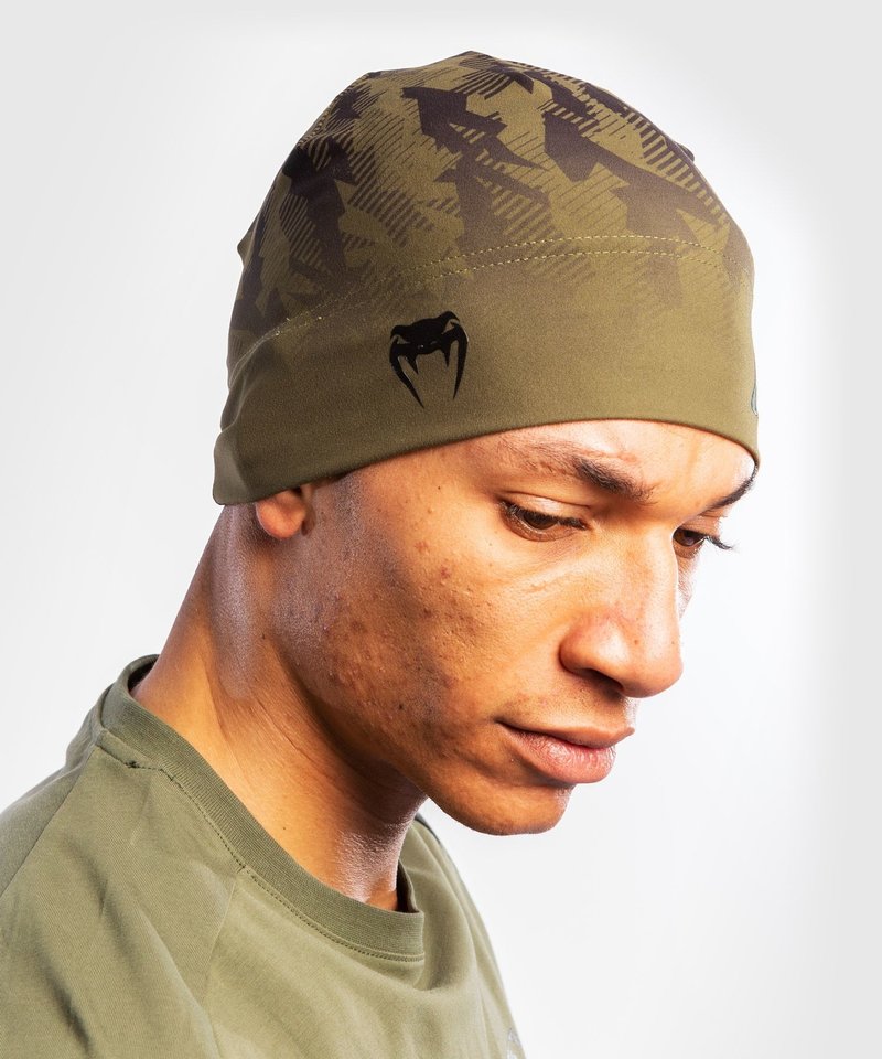 Venum UFC Venum Authentic Fight Week Unisex Performance Beanie Khaki