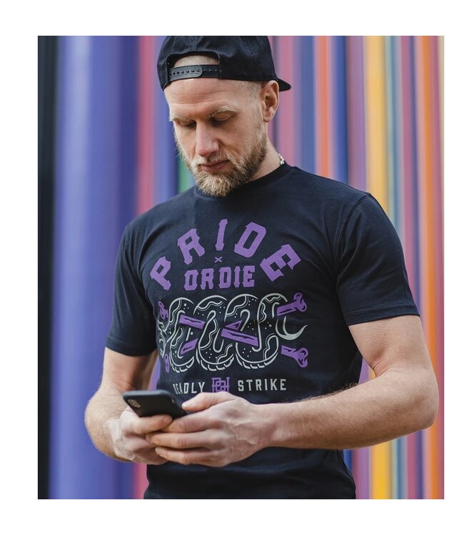 Pride or Die T Shirt Deadly Strike Zwart