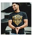 PRiDEorDiE Pride or Die T Shirt Reckless Black Gold