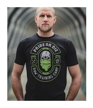 PRiDEorDiE PRiDEorDiE T-Shirt Raw Training Camp V2 Schwarz