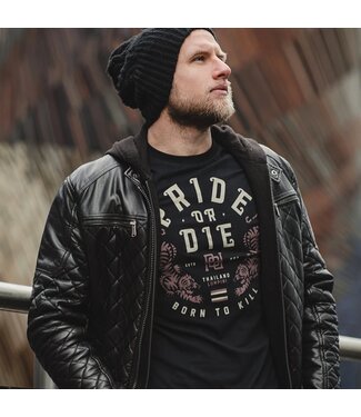 PRiDEorDiE Pride or Die T Shirt Born to Kill Black