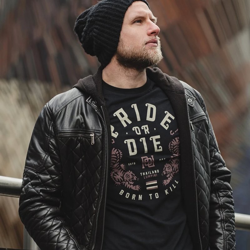 Pride or Die Pride or Die T Shirt "Born to Kill" Black