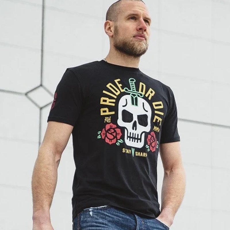 Pride or Die Pride or Die T Shirt Stay Sharp Zwart