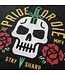 Pride or Die T Shirt "Stay Sharp" Black