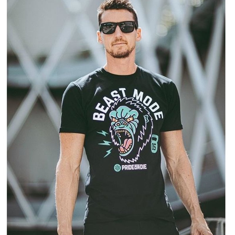 Pride or Die PRiDEorDiE T-Shirt Raw Beast Mode Schwarz