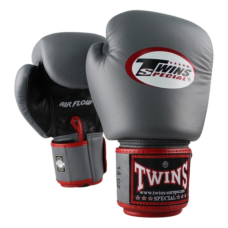 Twins Special Twins (Kick)Bokshandschoenen BGVL 3 Air Grijs Rood