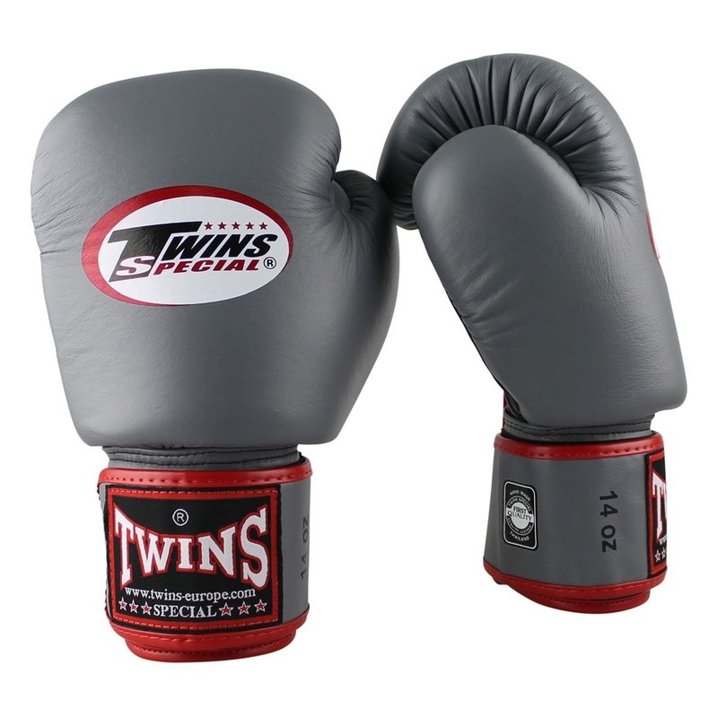 Twins Special Twins Boxhandschuhe BGVL 3 Air Grau Rot Twins Fight Gear.