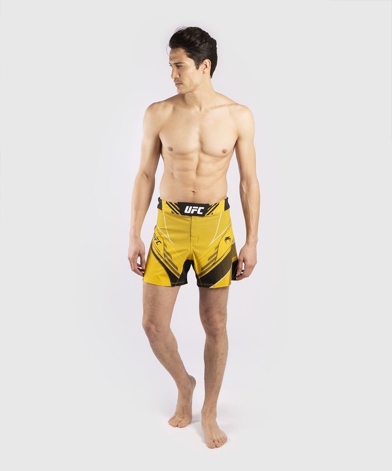 UFC x Venum Pro Line Men's Fight Shorts Yellow - FIGHTWEAR SHOP EUROPE