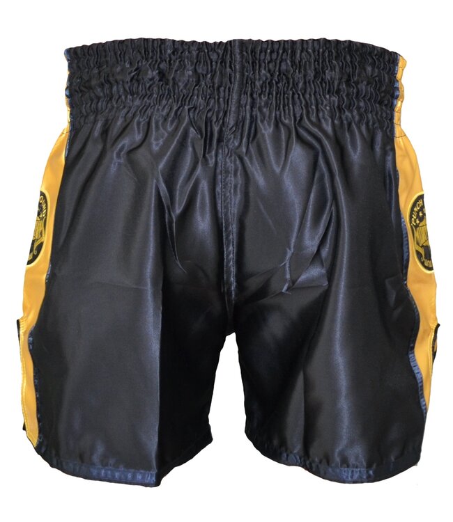 PunchR Muay Thai Kickboks Broek Zwart Goud