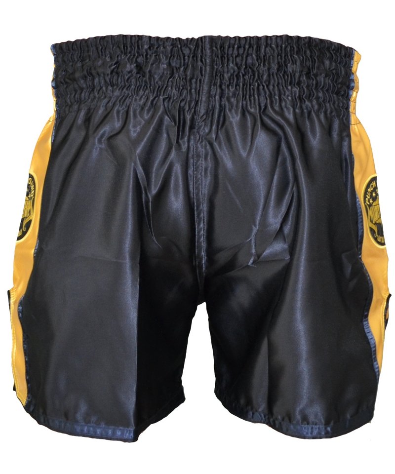 PunchR™  PunchR Muay Thai Kickboks Broek Zwart Goud by PunchR™