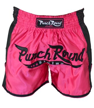 PunchR™  Punch Round™ FTX Muay Thai Short Rosa Schwarz