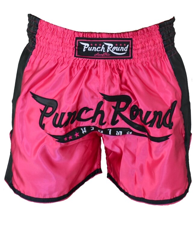 PunchR™  Punch Round™ FTX Muay Thai Short Pink Black