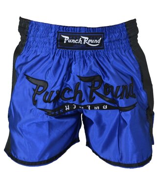 PunchR™  Punch Round™ FTX Muay Thai Short Blauw Zwart