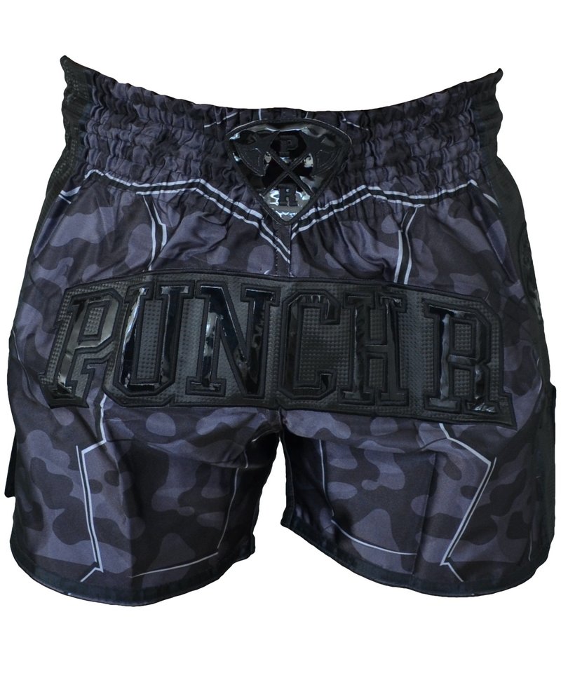 PunchR™  PunchR Kickboks Short Urban Camo Zwart