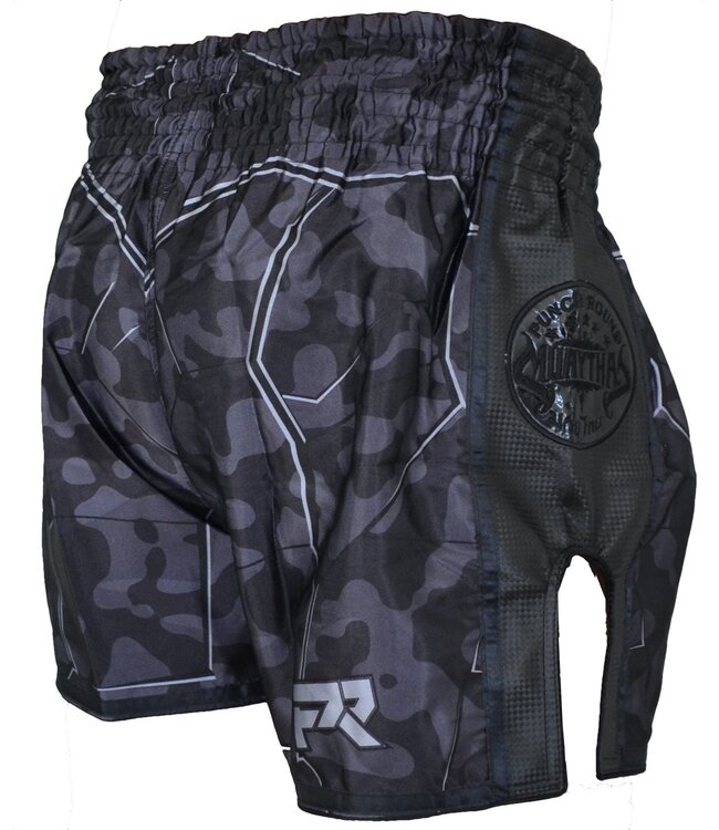 PunchR™  PunchR Kickboxing Short Urban Camo Schwarz von Punch Round™