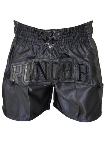 PunchR™  PunchR™ Muay Thai Kickboxing Short Schwarz