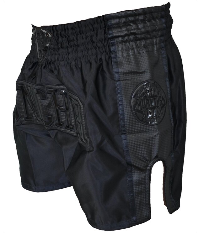 PunchR™ Muay Thai Kickboxing Short Schwarz