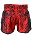 PunchR Sak Yant Tiger Muay Thai Shorts Red Black