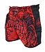 PunchR Sak Yant Tiger Muay Thai Shorts Red Black