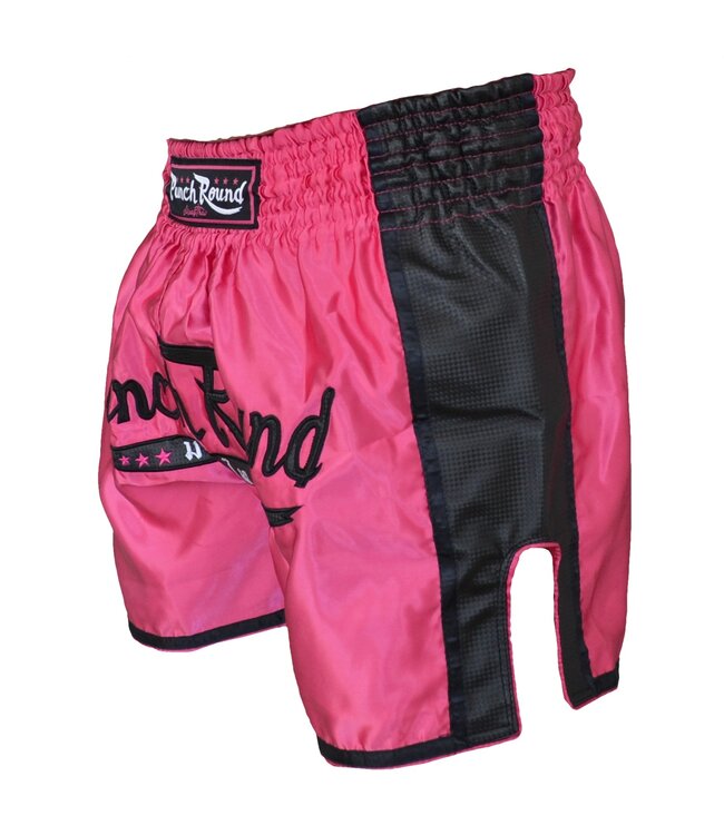 PunchR™  Punch Round™ FTX Muay Thai Short Roze Zwart