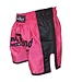 Punch Round™ FTX Muay Thai Short Rosa Schwarz