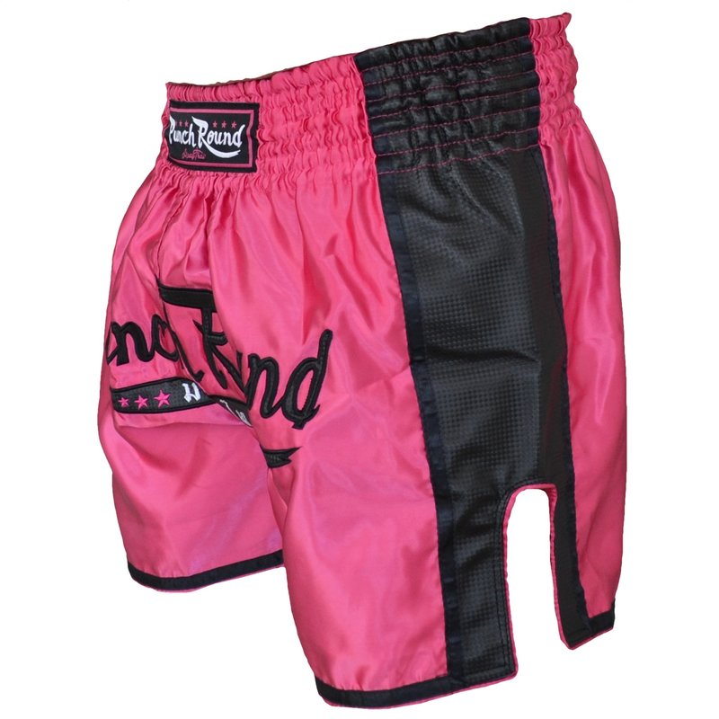 PunchR™  Punch Round™ FTX Muay Thai Short Rosa Schwarz