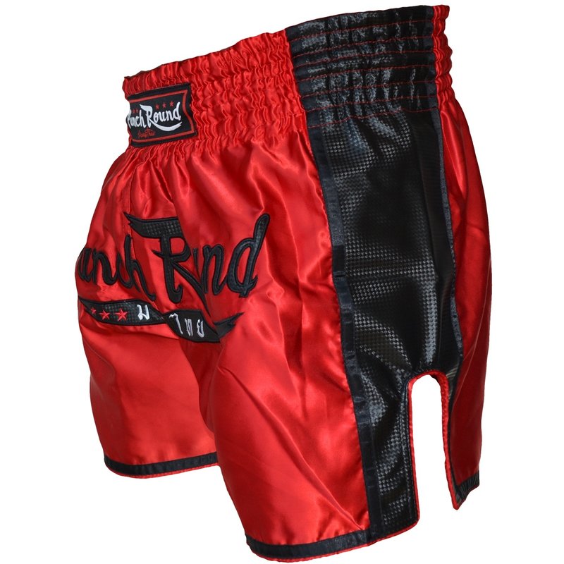 PunchR™  Punch Round™ FTX Muay Thai Short Red Black