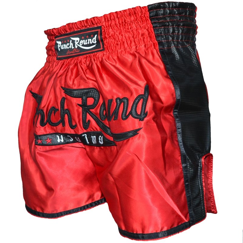 PunchR™  Punch Round™ FTX Muay Thai Short Rood Zwart