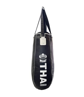 PunchR™  Punch Round ™ Tear Drop Boxsack Pro Serie NT 90 cm Schwarz Weiß