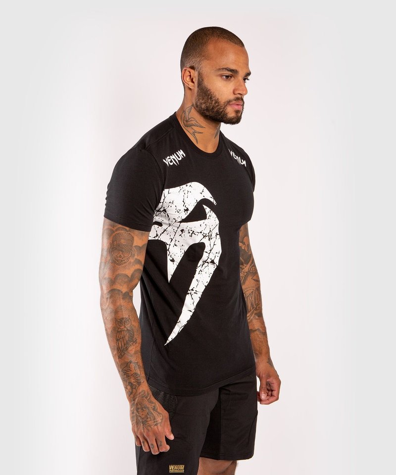 Venum Venum T Shirt Giant Black White by Venum MMA Fight Wear