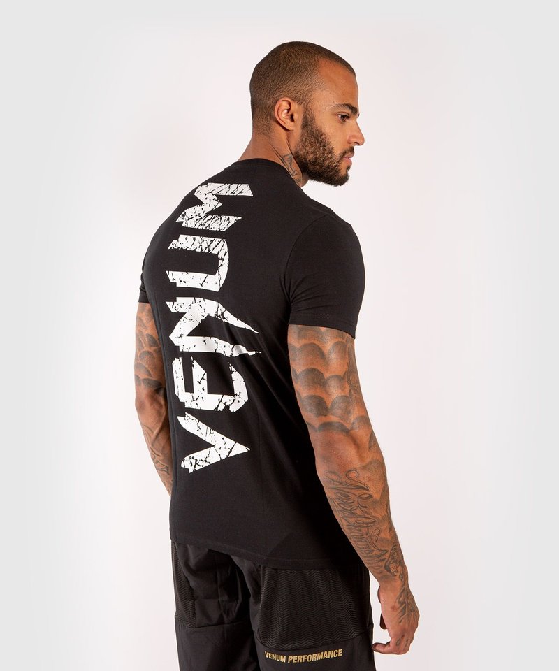 Venum Venum T-shirt Giant Zwart Wit Venum MMA Fight Wear