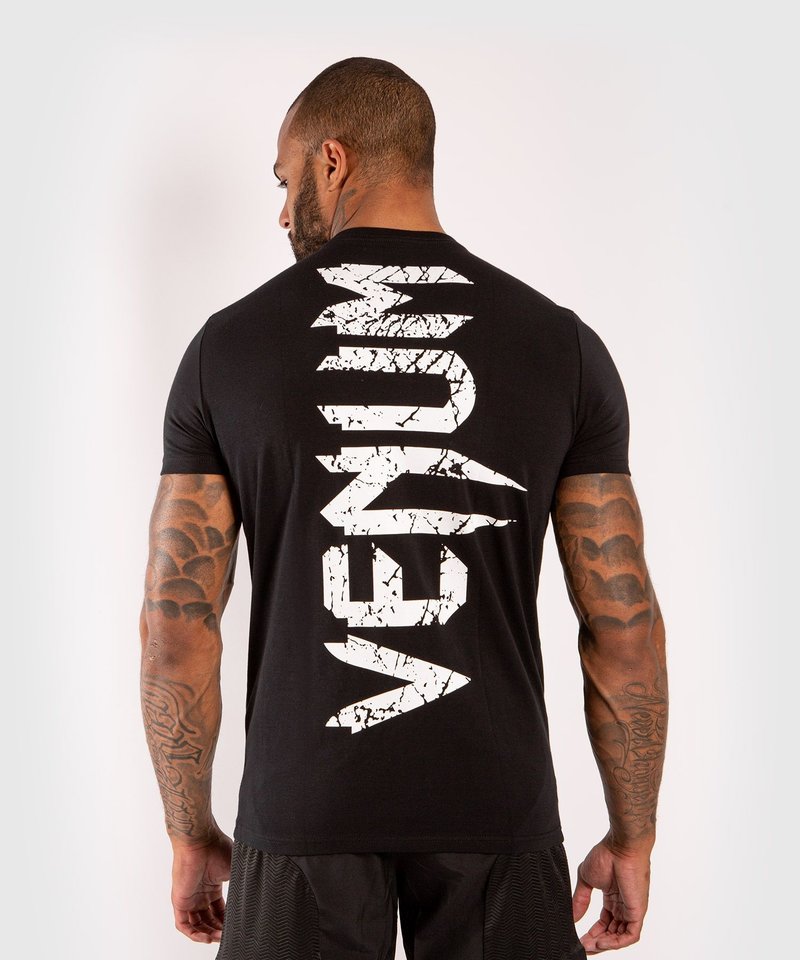 Venum Venum T-shirt Giant Zwart Wit Venum MMA Fight Wear