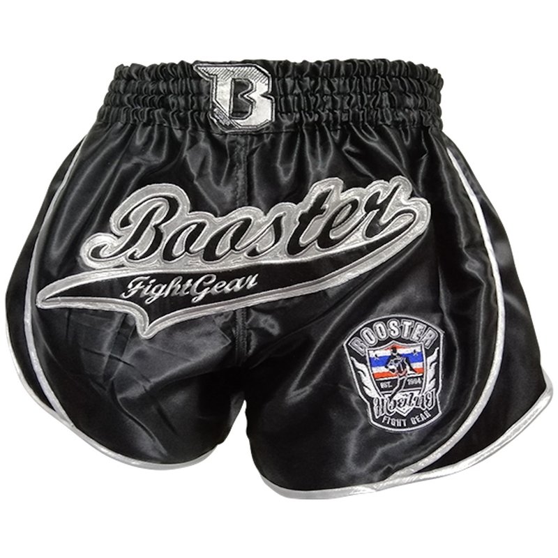 Booster Booster Muay Thai Shorts Retro Slugger 3 Black