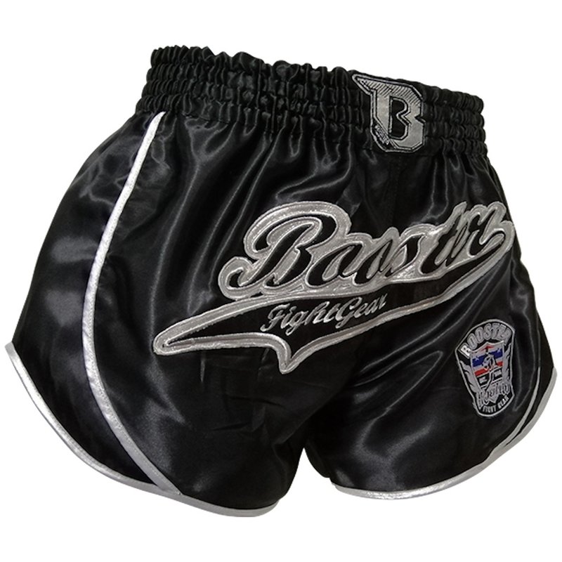 Booster Booster Muay Thai Short Retro Slugger 3 Zwart