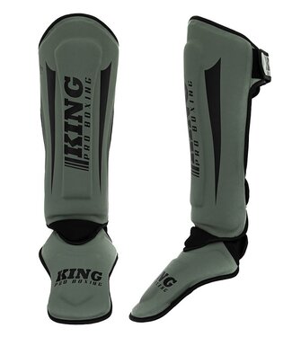 King Pro Boxing King Pro Boxing Schienbeinschützer KPB SG REVO 5 Khaki Grün Schwarz