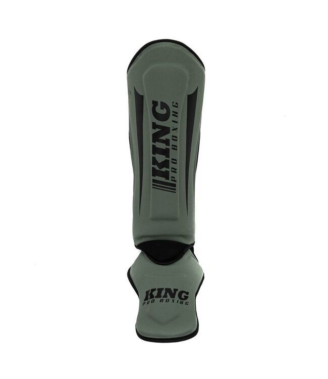 King Pro Boxing Shinguards KPB/SG REVO 5 Khaki Green Black