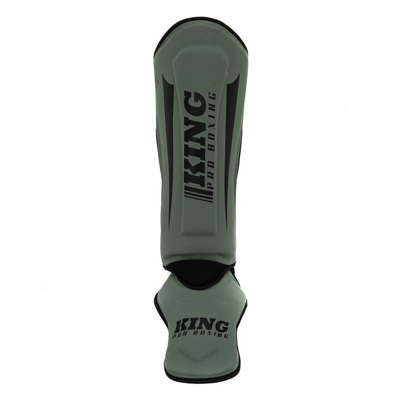 King Pro Boxing King Pro Boxing Shinguards KPB/SG REVO 5 Khaki Green Black