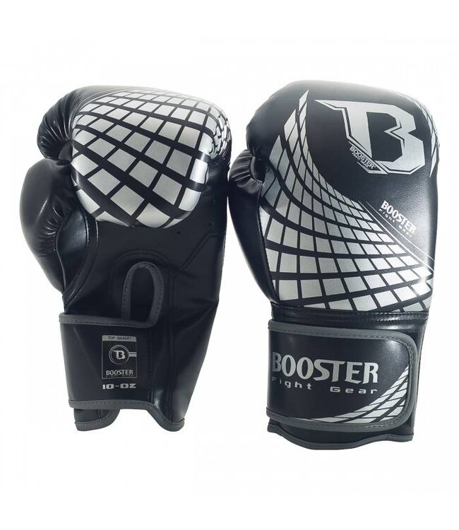 Booster Booster BFG CUBE Boxhandschuhe Schwarz Silber