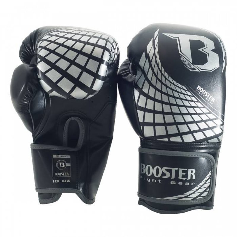 Booster Booster BFG CUBE Boxhandschuhe Schwarz Silber