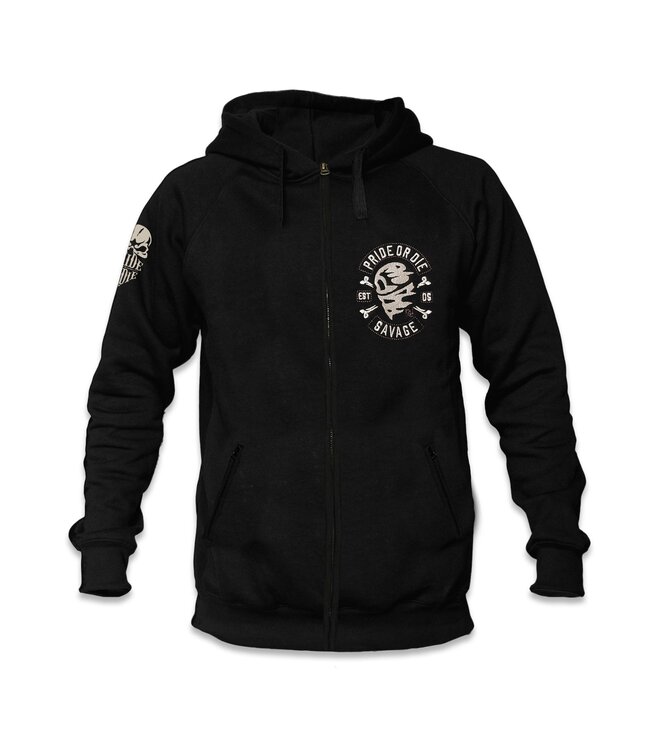 Hoodie PRIDEorDiE SAVAGE Schwarz