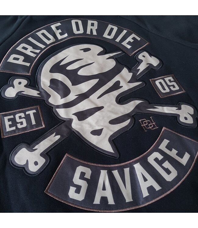 Pride or Die Hoodie PRIDEorDiE SAVAGE Schwarz