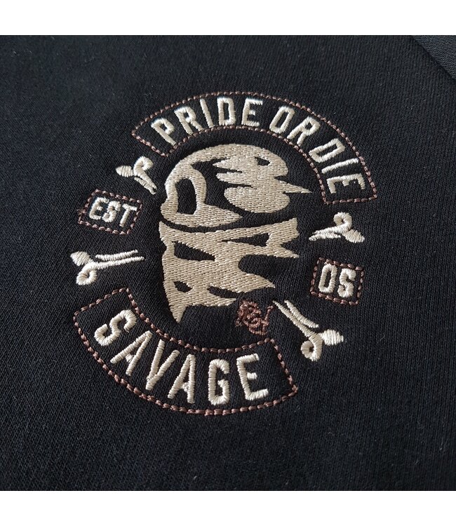 Pride or Die Hoodie PRiDEorDiE SAVAGE Zwart