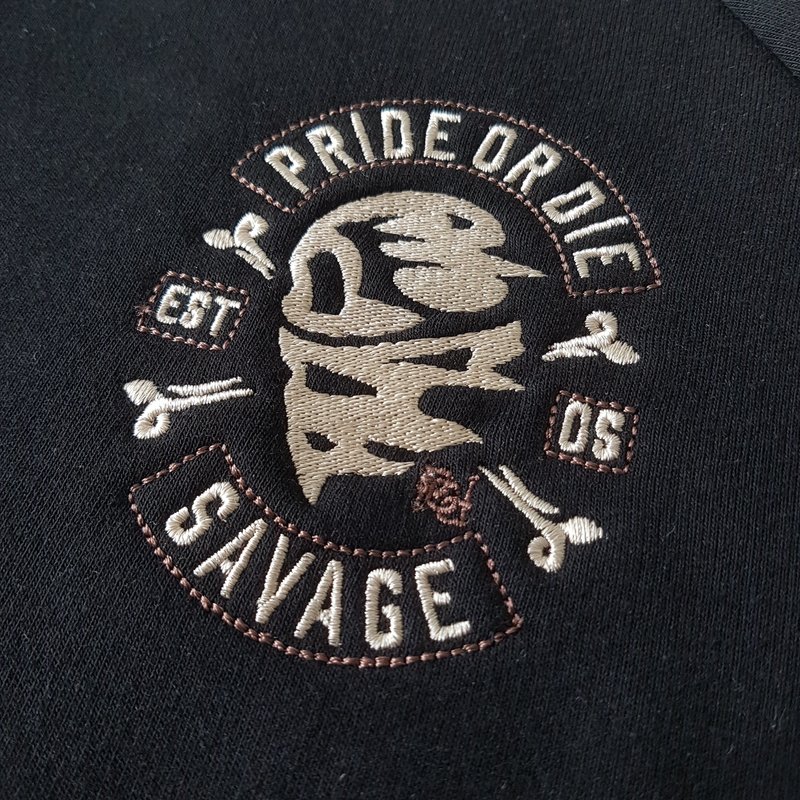Pride or Die Hoodie PRiDEorDiE SAVAGE Zwart
