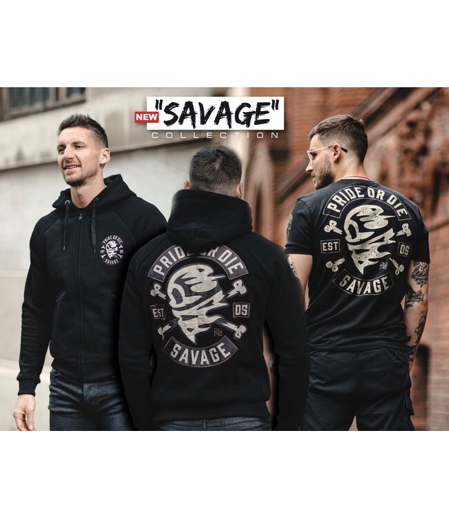 Pride or Die Hoodie PRIDEorDiE SAVAGE Schwarz
