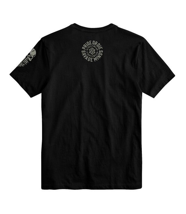 PRiDEorDiE T-shirt SAVAGE MINDS Black