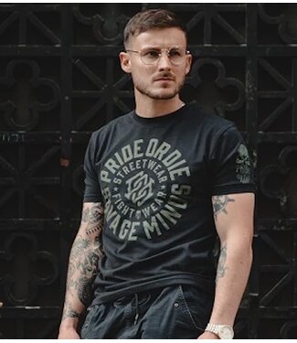 Pride or Die PRiDEorDiE T-shirt SAVAGE MINDS Zwart