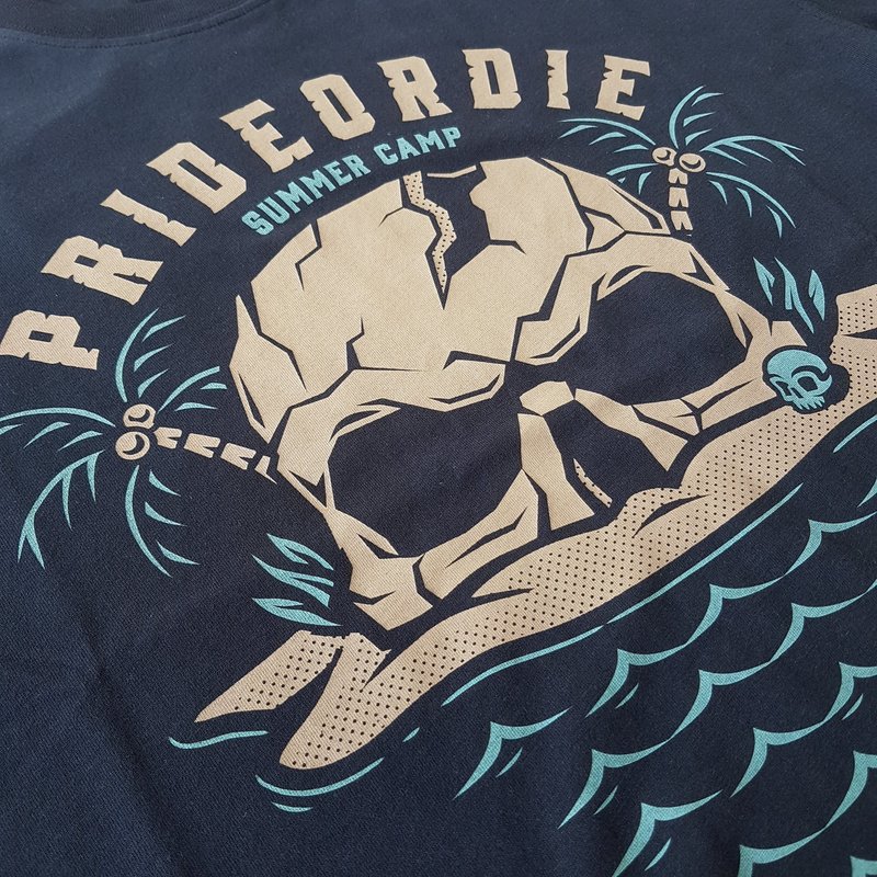 Pride or Die PRIDE or DiE T-Shirt PoD Island Schwarz