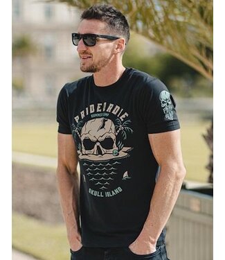 PRiDEorDiE PRiDE or DiE T-shirt PoD Island Black