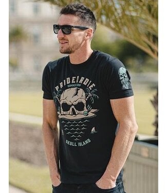 PRiDEorDiE PRIDE or DiE T-Shirt PoD Island Schwarz