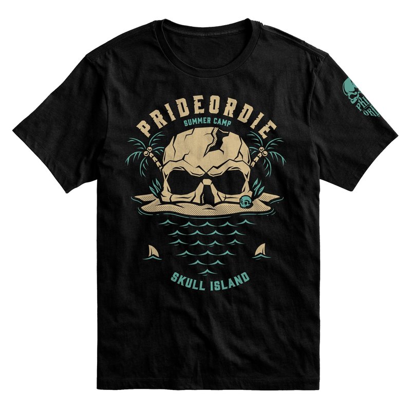 Pride or Die PRiDE or DiE T-shirt PoD Island Black